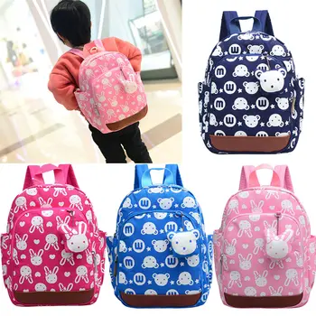 

2021 Fashion Animal Backpack School Bag Shoulder Cute Rabbit Cartoon Bag Backpacks Toddler Kid Boy Girl Mini Backpack