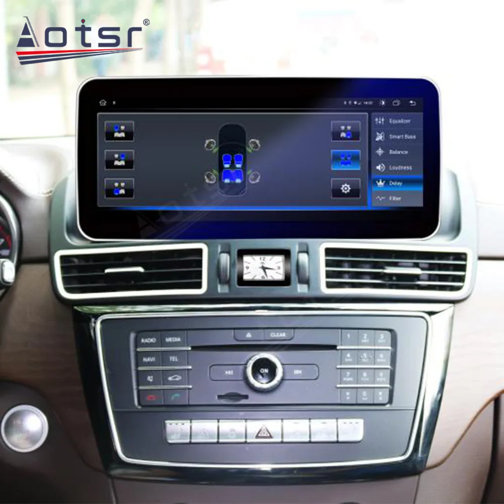 1920*720 64GB Carplay For Mercedes Benz GLE GLS W166 X166 2012-2019 Car Multimedia Player GPS Navi Audio Radio Stereo Head Unit