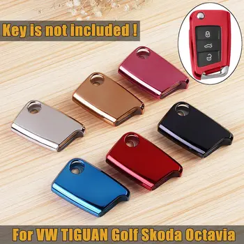 

New TPU Remote Protect Key Cover Case Shell key bag/key case/key cover Fit For Volkswagen for VW TIGUAN Golf for Skoda Octavia