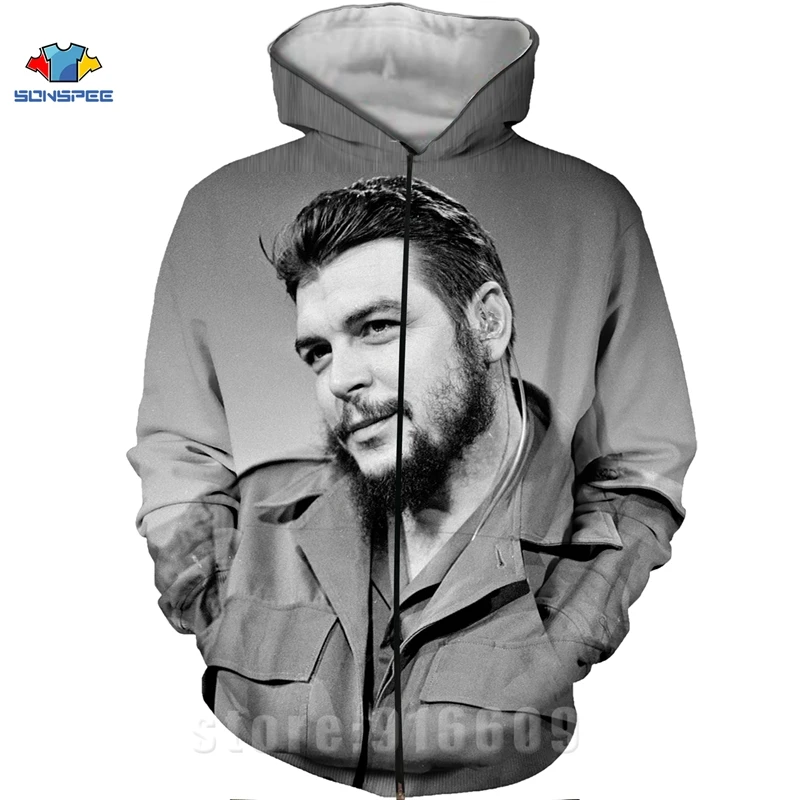 Winter Coat 3D Print Che Guevara Jacket Men Sweatshirts Women Fashion Hoodies Mens Pocket Sweatshirt Harajuku Hoodie Pullovers (16)