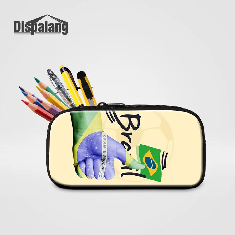 Pencil Case24 Классный школьный чехол-карандаш для мальчиков, для бразильских фанатов, бразильские женские косметички на заказ для путешествий, студенческие канцелярские принадлежности, детская ручка в коробке - Цвет: Pencil Case24