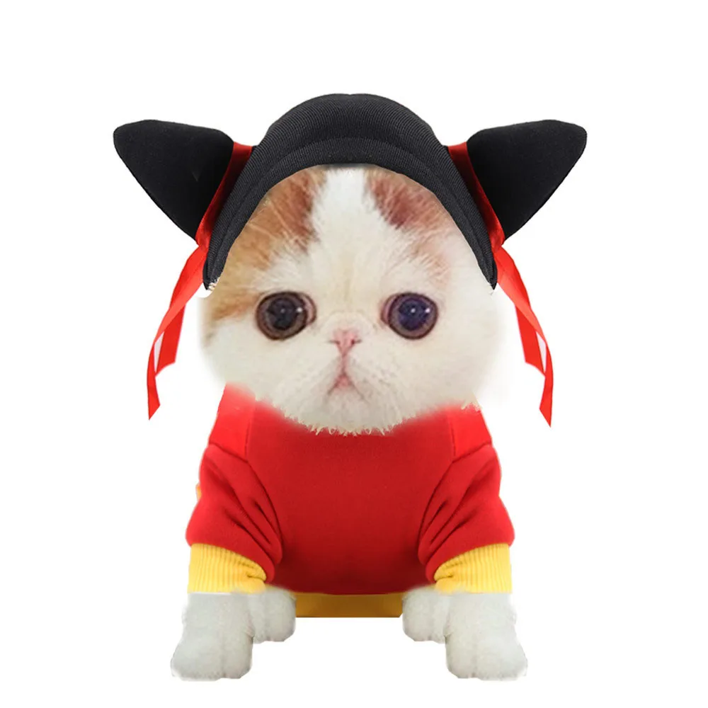 Одежда для собак, кошек, зимняя флисовая одежда для кошек Kittey, Толстовки для персидских сиамских шотландских щенков, костюм для щенков, одежда для чихуахуа