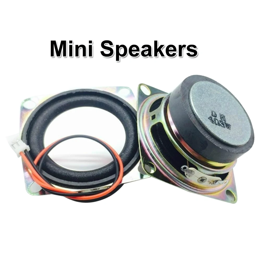 Portable Speaker Audio 2 INCH 4Ohm 3W Full Range Mini 52mm Rubber Side Horn Stereo Woofer Loudspeaker Box Diy Accessories | Электроника