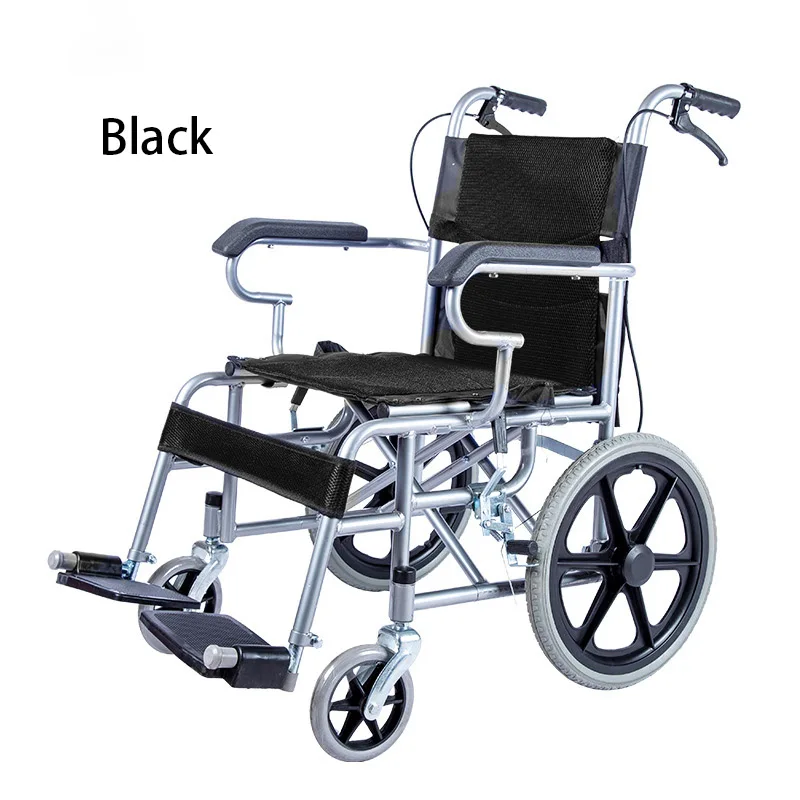 Розово-красный Handrail Folding Wheelchairs Old People Wheelchairs Disabled Children Multi-Function Portable silla de ruedas discapacitados - Цвет: Розово-красный