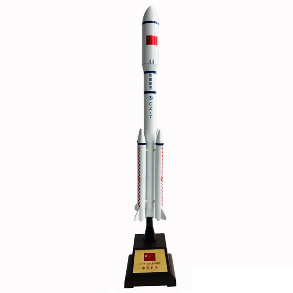 US $49.99 1280 1200 Scale Launch Vehicle Long March 7 CZ7F Rocket Model Toys Children Kids Gift for Collection