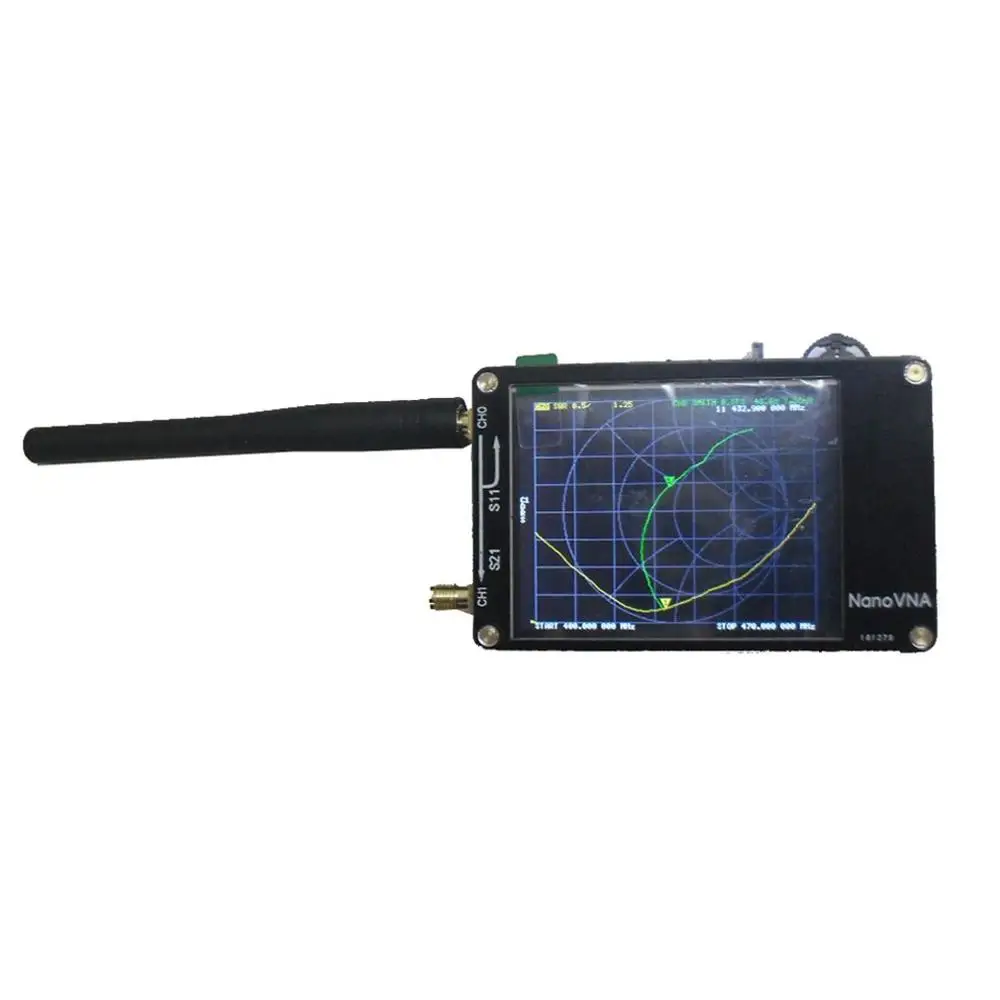 

2.8 Inch TFT Screen HF VHF UHF UV Vector Network Analyzer 50KHz ~ 300MHz Antenna Analyzer With Built-in Battery