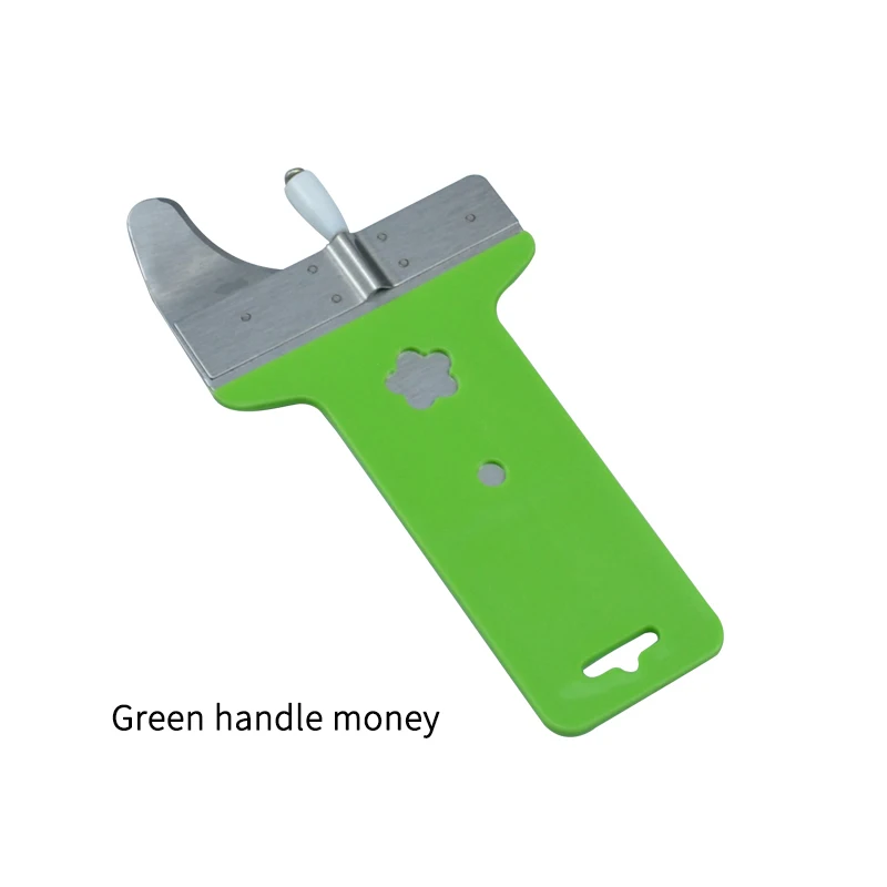 Green handle Коммерческий нож для бритья из нержавеющей стали, специальный нож Shanxi, нож для лапши, специальный кухонный резак для бритья - Цвет: Green handle