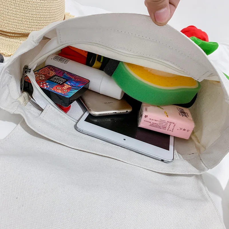 Женская сумка стиль корейский стиль Простой японский стиль хипстер Подсолнух Женская Холщовая Сумка через плечо