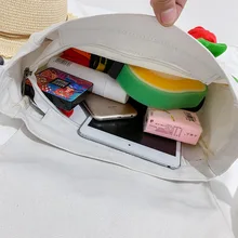 Женская сумка стиль корейский стиль Простой японский стиль хипстер Подсолнух Женская Холщовая Сумка через плечо