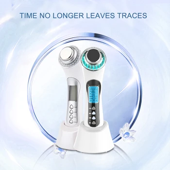 

LED Photon Rejuvenation Machine Ultrasound Machine Facial Lifting Tightening Device Red Blue Light Skin Care Vibration Massager
