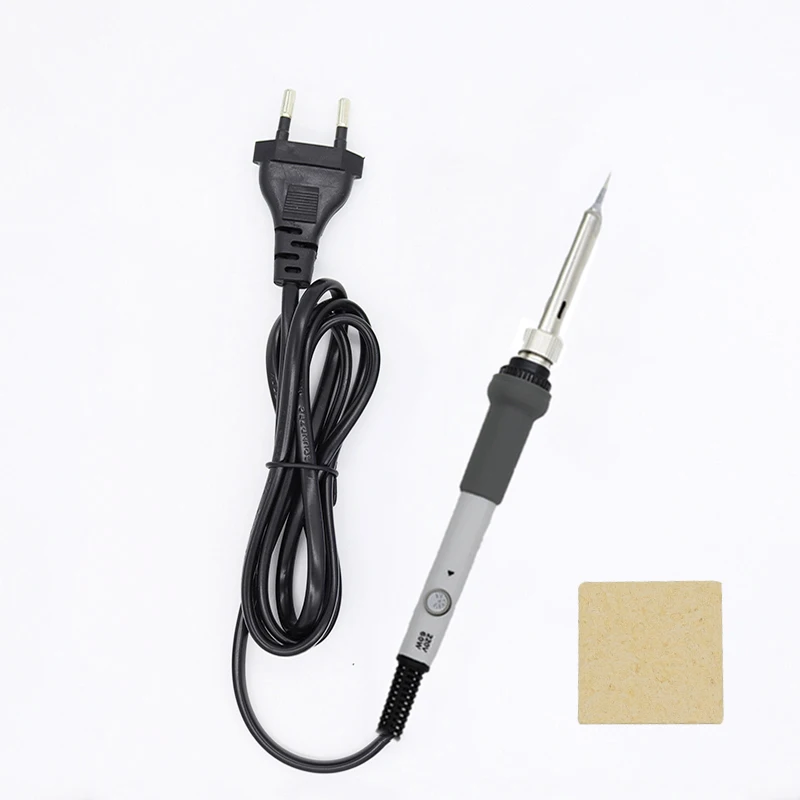 Timostention Adjustable temperature 220V EU household electric soldering iron electronic repair welding gun tool brand iron tip gas welding equipment Welding Equipment