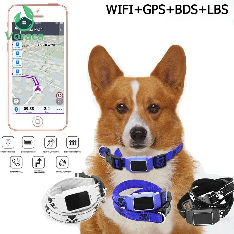 Мини-трассировщик для домашних животных водонепроницаемый GPS-трекер собак и