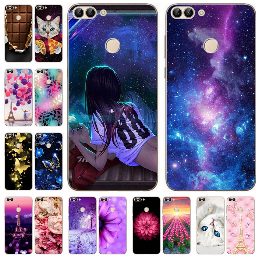 for Coque Huawei P Smart 2019 Case Cover Fundas Soft Silicone For PSmart Phone 6.21&quot POT-LX3 Bumper Capa |