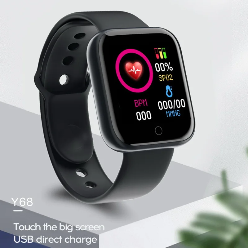 Y68 D20 Pro Смарт часы Bluetooth фитнес трекер спортивный браслет монитор сердечного