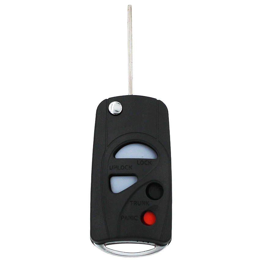 4 кнопки складной откидная оболочка ключа дистанционного управления чехол Fob A33 Uncut Blade для Nissan Maxima Sentra Cefiro