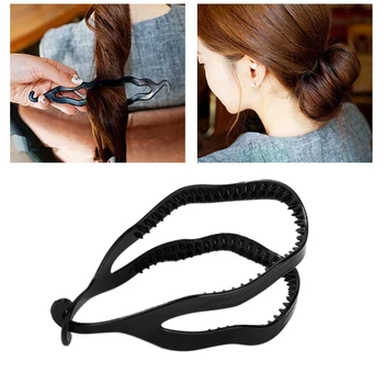 

Hair Styling Accessories Hairpin DIY Hair Braiding Braider Tool Twist Bun Barrette Elastic Hair Clips For Women Headband TSLM1