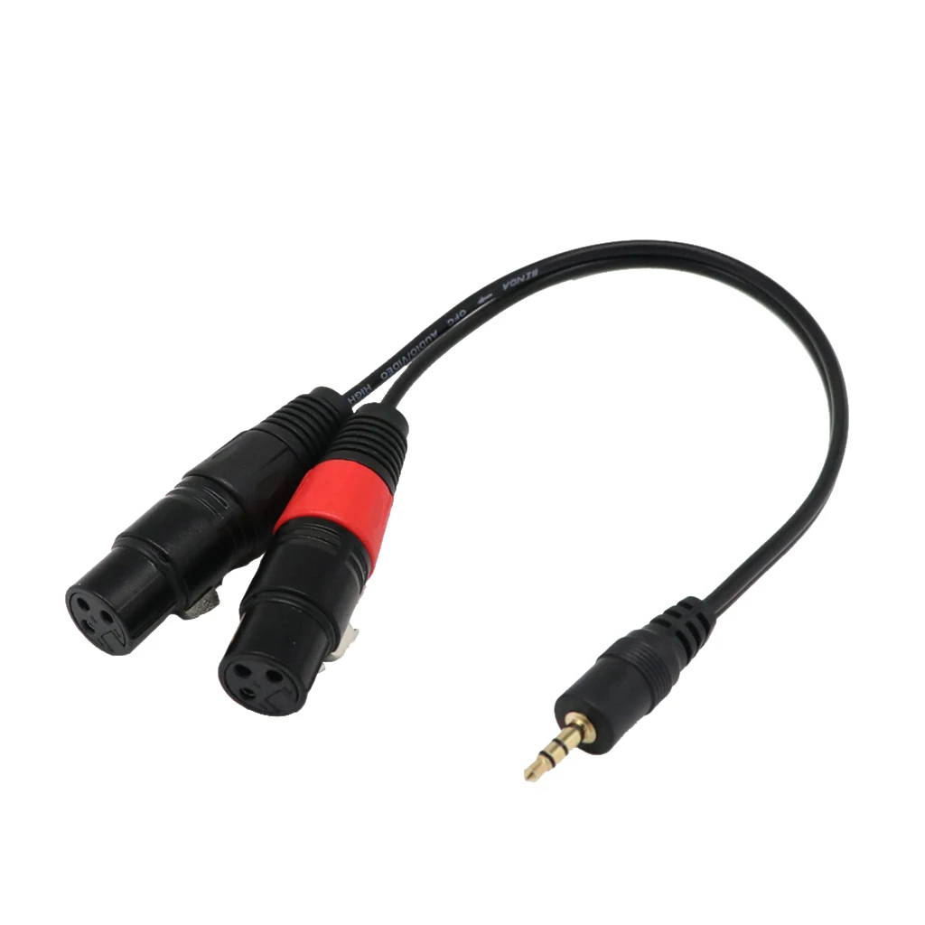 3 5 мм 1/8 ''TRS стерео штекер TRS аудио разъем к двойному XLR 3-контактный
