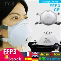 Air Valve LAIANZHI FFP3 CE Cup Type mask  Protective masks disposable pm2.5 masks harmful 99% hygiene mask filter Headwear mouth 2