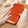 Women's wallet long Solid Color Women bayan cuzdan porte feuille femme purses wallet 2022 female leather genuine billetera mujer ► Photo 2/6