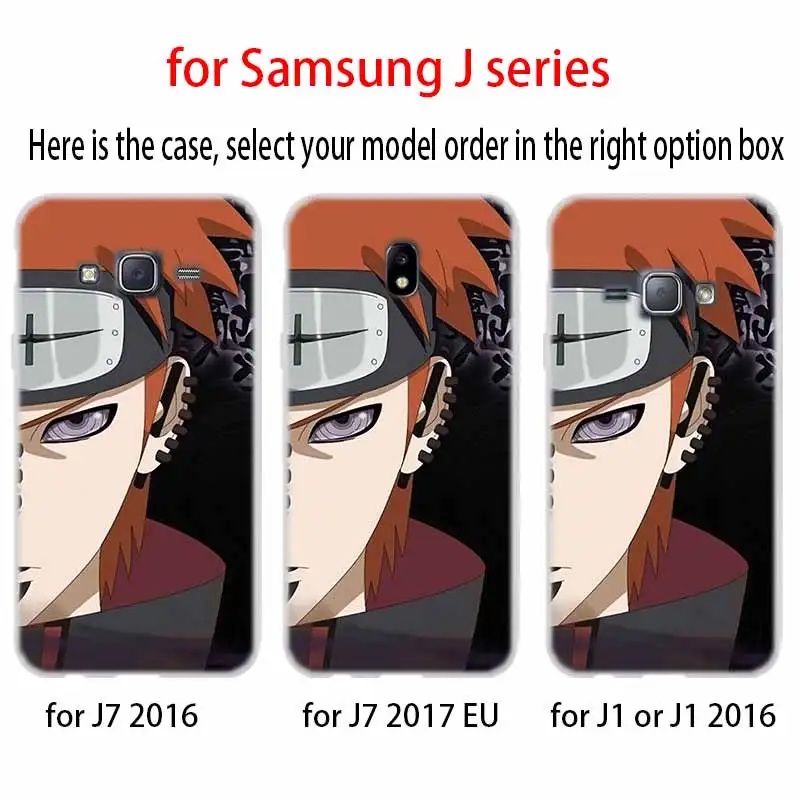 Мягкий чехол из ТПУ для Samsung Galaxy J6 J8 J5 J7 J4 Core Plus 2018 2016 2017 EU Prime Pro Ace Naruto Pain|Бамперы| |