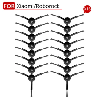 

16Pcs Black Side Brushes For Xiaomi Mi Roborock S50 S51 S55 Robot Vacuum Cleaner Parts Replacement Side Brush Spare Accessories