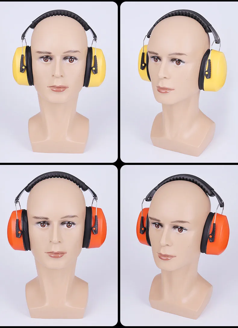 fall harness mute industrial headphones soundproof shooting aircraft anti-noise Noise-proof earmuffs noise reduction sleep learning earmuffs leather working gloves