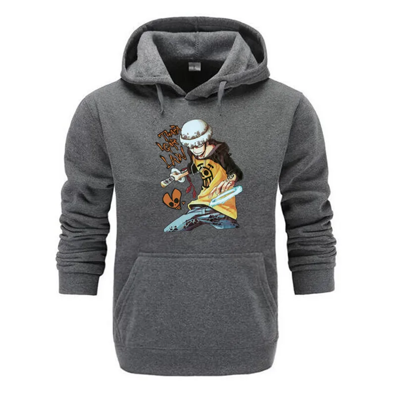 One Piece Luffy толстовки мужские повседневные Homme пуловер японский аниме печатная