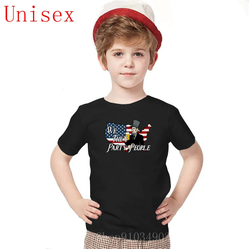 Camiseta infantil estampado de la bandera americana We The Party para niños, Tops de corta, camisetas de diversificado, camisetas para niños y niñas|Camisetas| - AliExpress