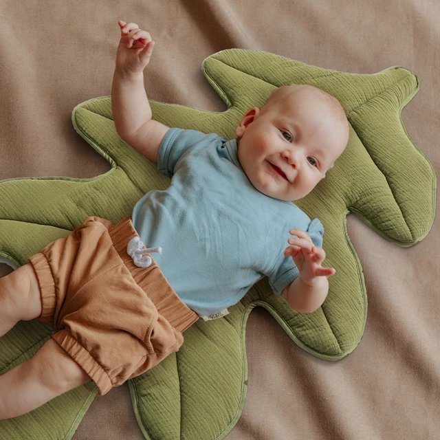1Set Baby Toys Play Gym Mobile Bracket Child Crawling Blanket Newborn Sensory Structure Leaves Cotton Soft Play Mats Decoration 6