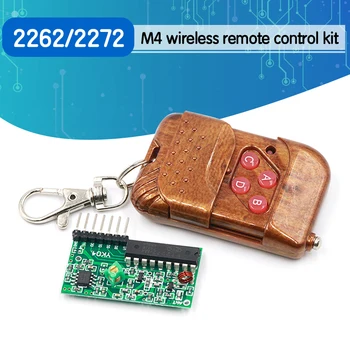 

1set IC 2262/2272 4 Channel 315Mhz Key Wireless Remote Control Kits Receiver module For arduino