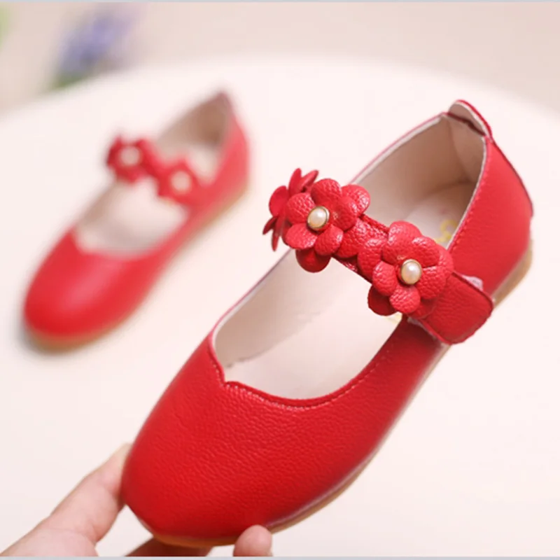 children's sandals near me 1-11 year Leather Girls Shoes Flowers Party Shoes For Baby Princess Shoes for Kids Children Flats Dress Shoe White Sandal Lady s children's shoes for sale