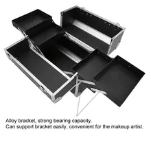 Multifunction Aluminium Alloy Cosmetic Storage Box Beauty Makeup Case Hairdressing Scissor Tattoo Accessories Manicure Tools Box