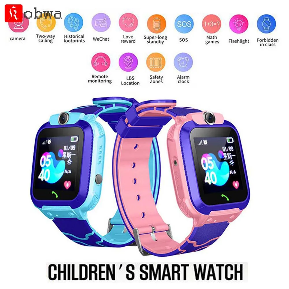 

Anti-Lost Children Smart Android Watches Waterproof GPS LBS SOS Tracking Remote Position Call Camera Anti-Lost Smart Wristband