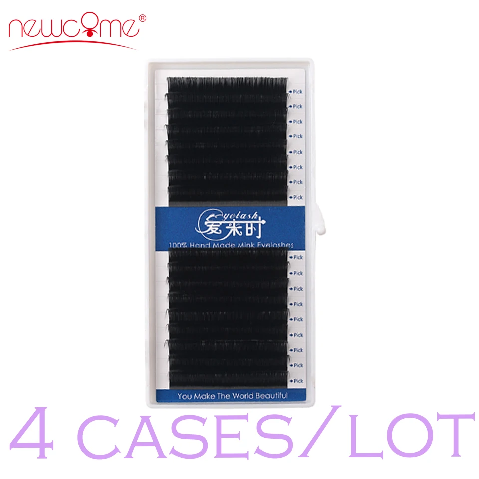 

16ROWS All Size Eyelash Extension 0.03-0.25thick BCD Curl Individual Eyelash Extension Cilios Faux Mink Eyelash Silk Volume Lash
