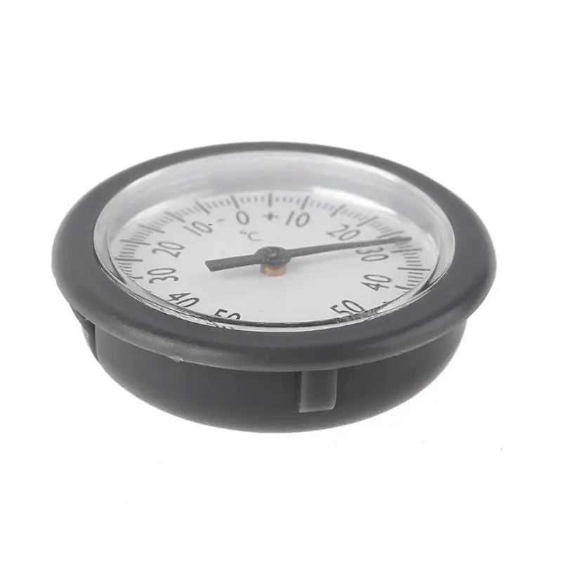 Thermometer 38mm Embedded Mini Temperature Meter Monitor for Fishing Storage Box NO NEED BATTERY