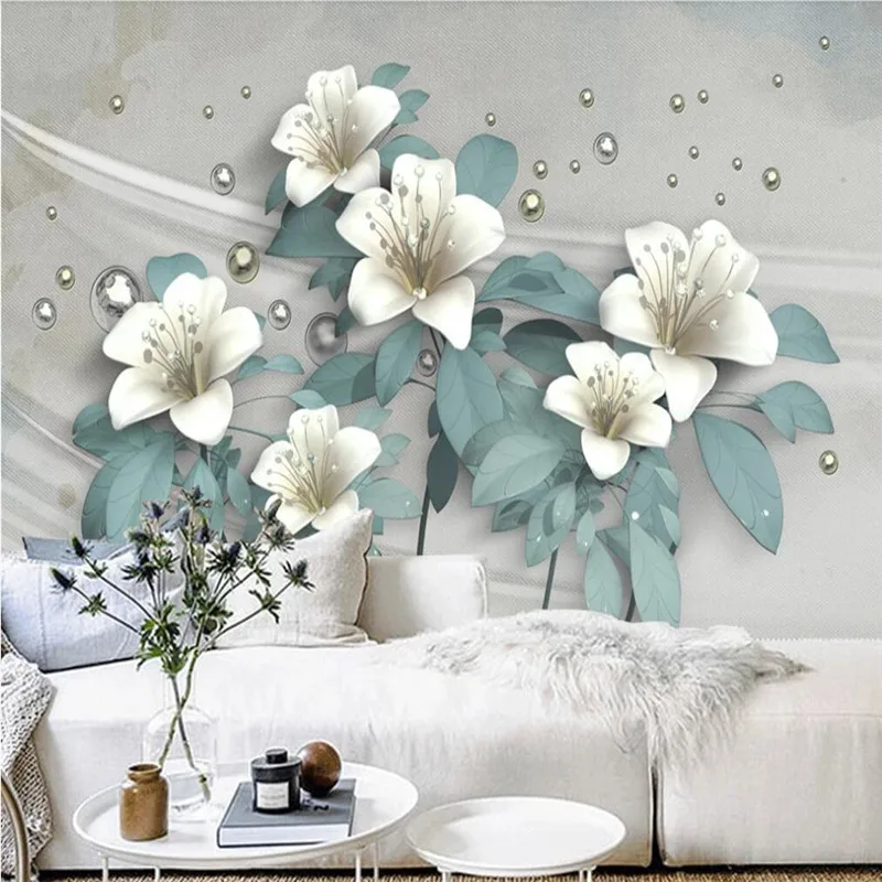

Custom wallpaper murals high quality waterproof material