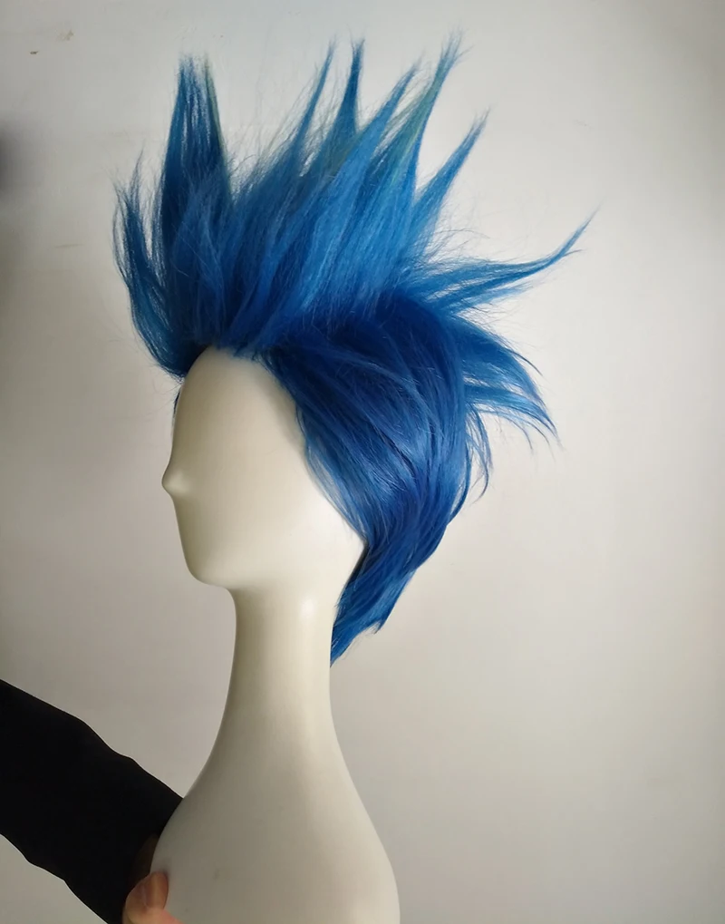 Galo Thymos парик PROMARE Burning Rescue парик для косплея короткие прямые синие термостойкие синтетические волосы аниме парики+ парик колпачок