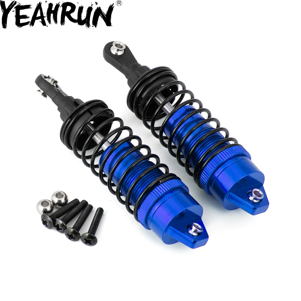 YEAHRUN 2 шт 90 мм Алюминиевый Aolly передний амортизатор для Traxxas Slash 1/10 RC Гусеничный
