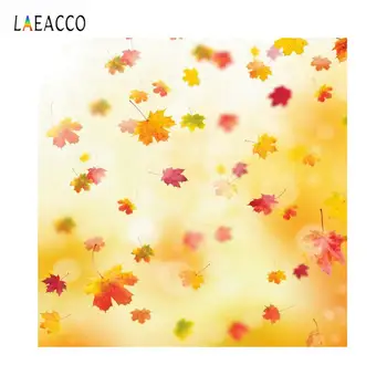 

Laeacco Autumn Leaves Bokeh Scenic Photography Backdrop Portrait Scene Photographic Background Backdrop For photo studio