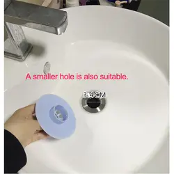Новый Силиконовый круглый фильтр для раковины, стопор для душа, заглушка для ванны, защитный фильтр, присоски для дома, кухонные