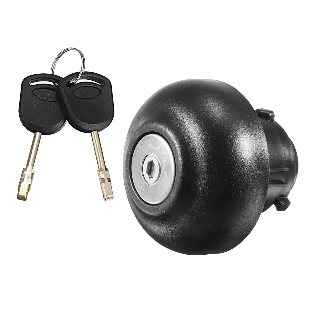 Replacement Fuel Tank Filler Cap with 2 Keys Fit For Ford Transit 2006-2019