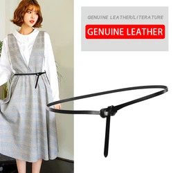 DINISITON New Style Luxury Women Belts Cow Genuine Leather Fashion Design Strap Female Quality Original Brand Belts For Skirt