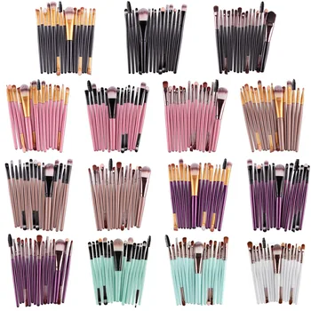 

15pcs Brush Kits Eye Shadow Lip Eyebrow Cosmetic Makeup Brushes Set