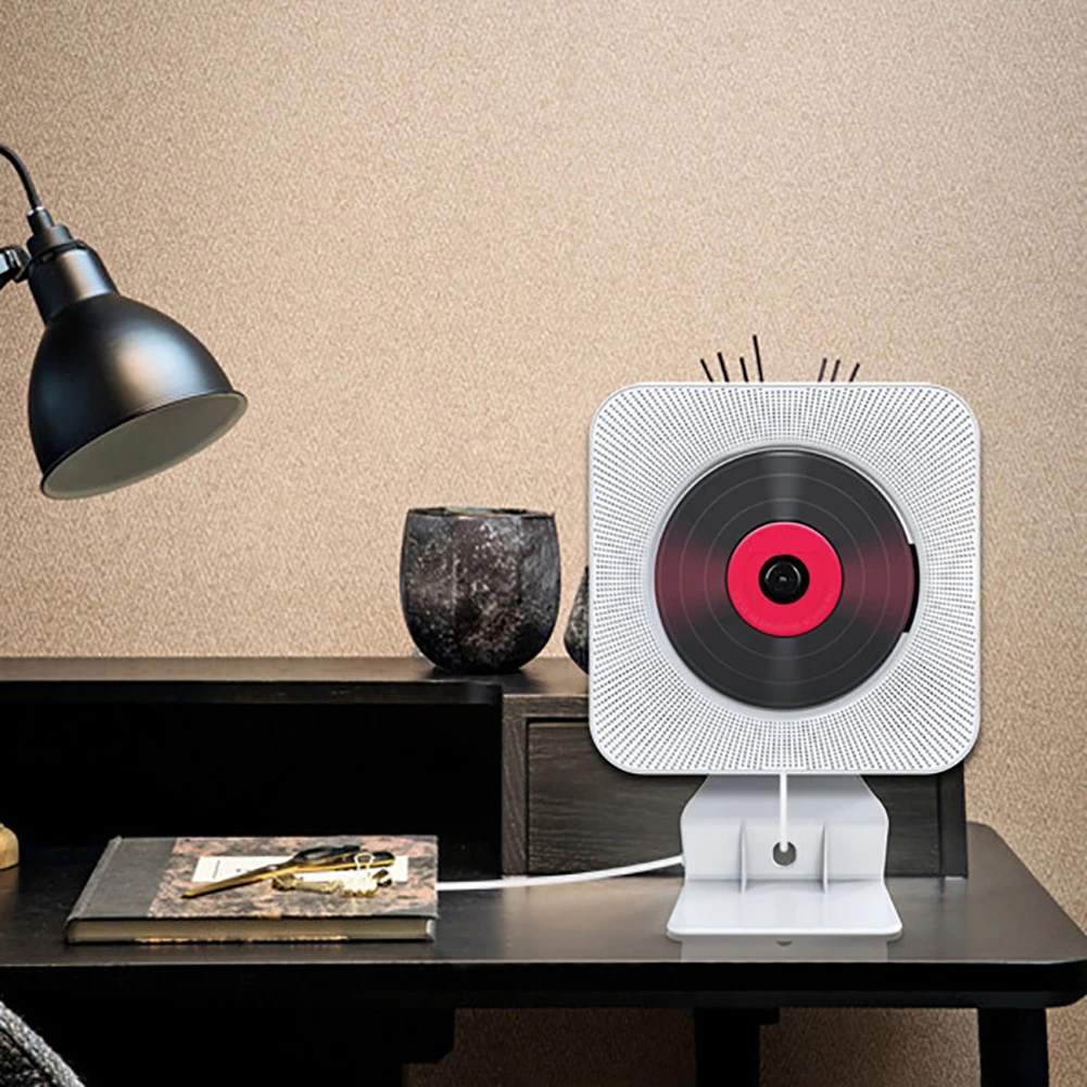 Bluetooth Wall-mounted CD Player Stereo Audio