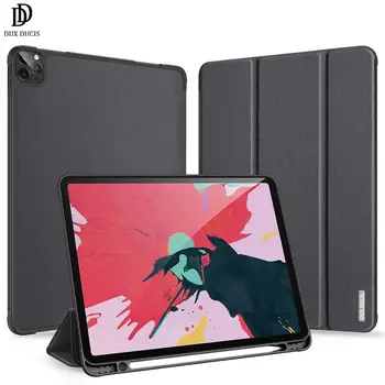 

Dux Ducis Flip Case For Apple Ipad Pro 11 2020 Foldable Stand Shock-proof Anti-knock Full Cover With Apple Pencil Holder Slot