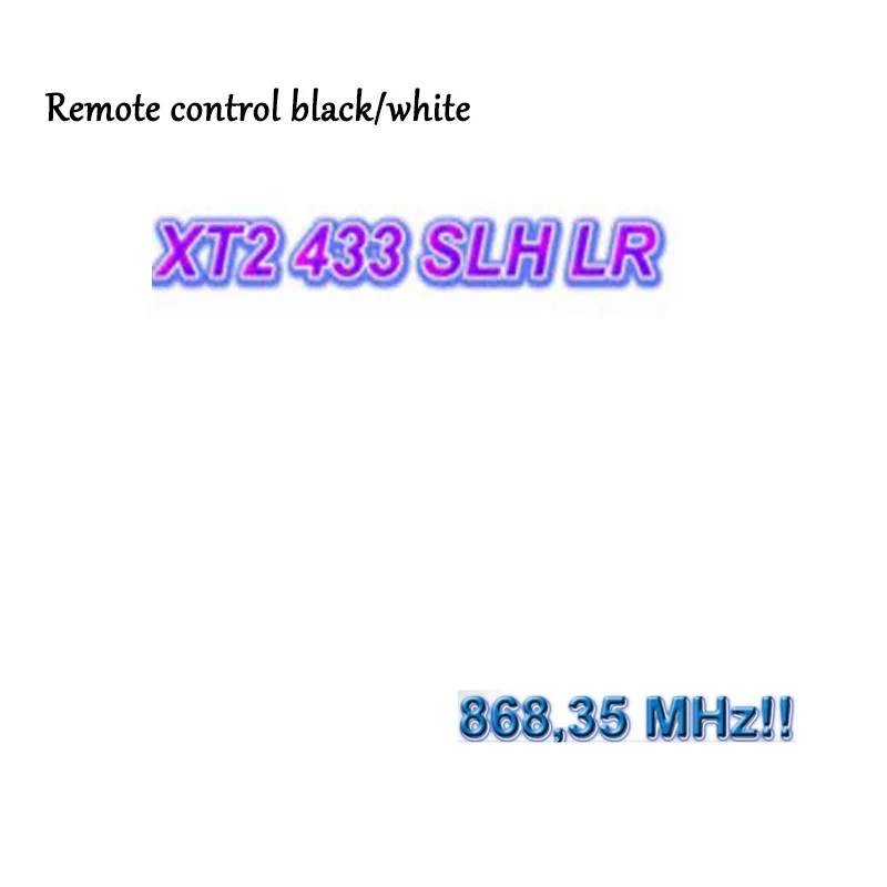 Пульт дистанционного управления для гаражных дверей XT2 433 SLH LR (XT2 433SLH) черный/белый