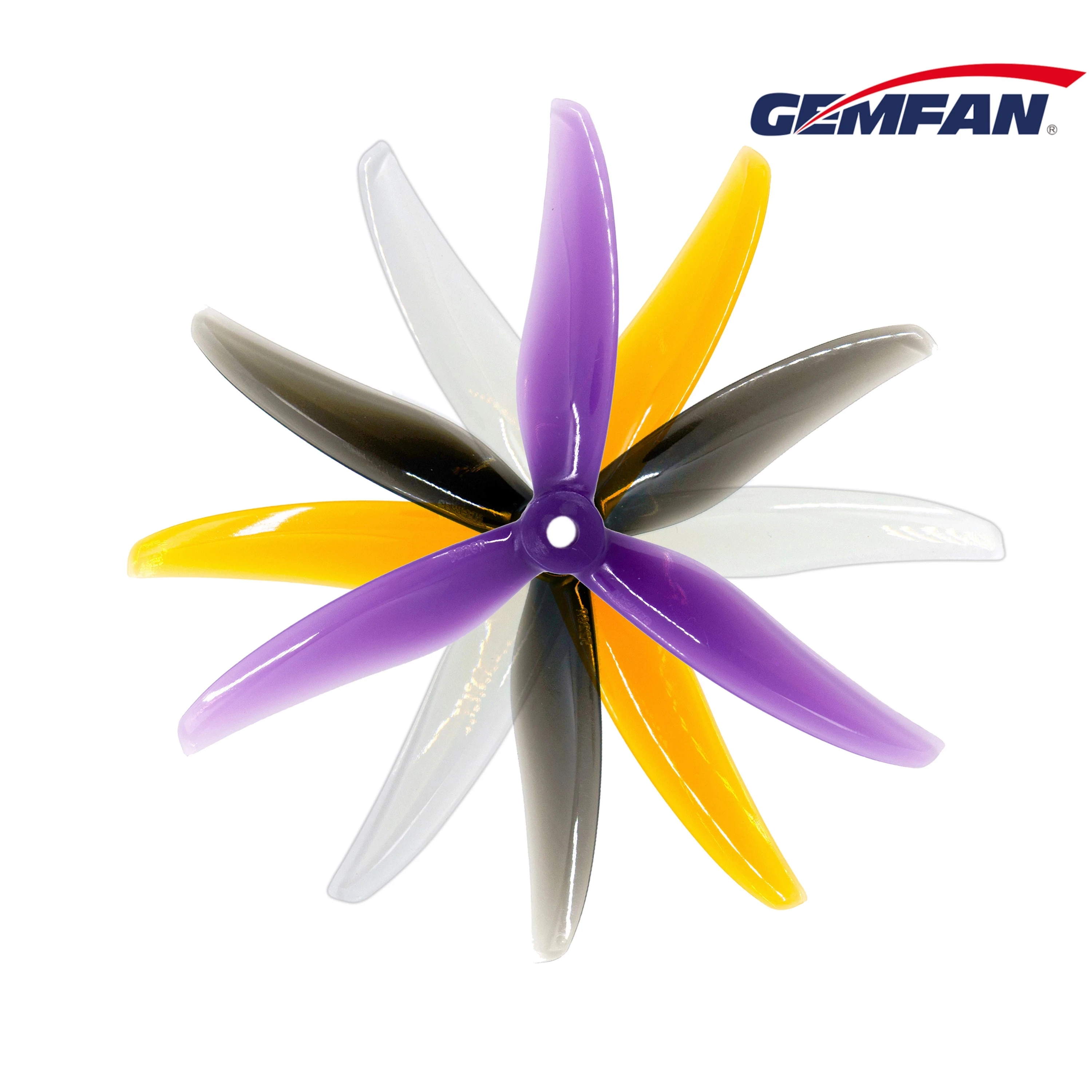 12 шт./6 пар Gemfan Hurricane 5236 5.2X3.6X3 3-лопастные PC пропеллеры для RC FPV Racing 5-дюймовый мотор