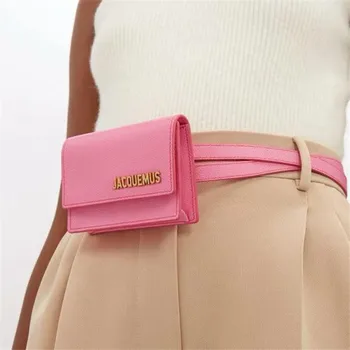 

Famous Designer Brand J PU Leather Waist Messenger Bags for Women, 2 Sizes