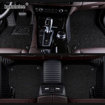 

kokololee Custom car floor mats for Cadillac Escalade SRX CTS ATS CT6 XT5 CT6 ATSL XTS SLS car accessories foot mats styling