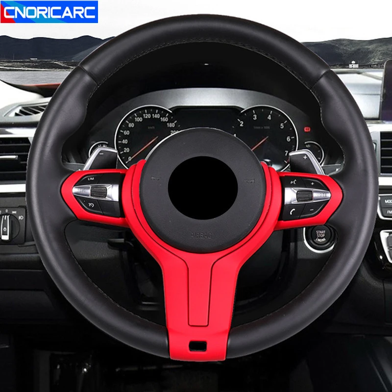 Car Styling Steering Wheel Buttons Frame Decoration Cover Sticker Trim For BMW F20 F21 F32 F33 F06 F12 1 2 3 4 Series X2 M-Sport